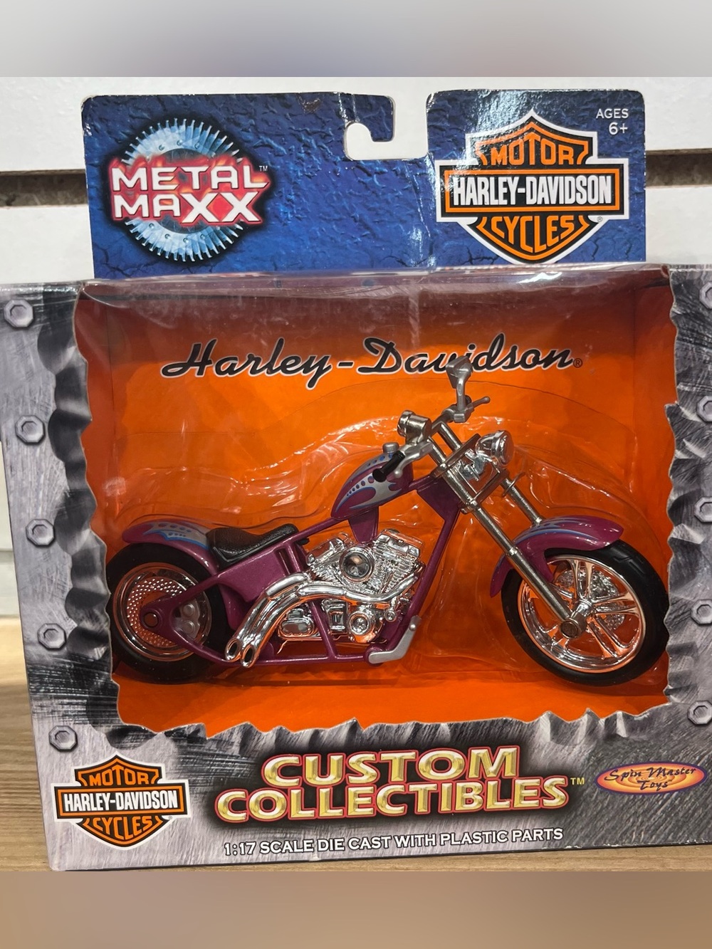Harley Davidson Metal Maxx Dyna Wide Glide die-cast collectible vintage